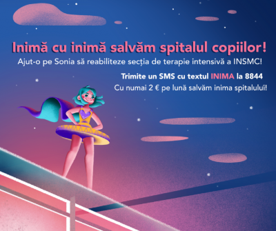 Inimă cu inimă salvăm INSMC!, sursa foto: Facebook - revistamargot.ro