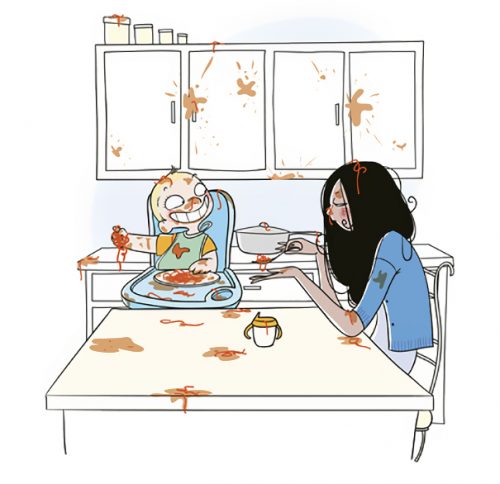 Ilustrații oneste despre cum e să fii mamă - RevistaMargot.ro