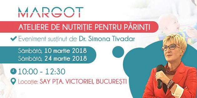 Imagini din cadrul atelierului de nutriție pentru părinți - RevistaMargot.ro