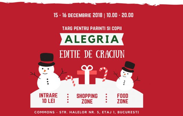 Vă invităm la Alegria Târg - ediția de Crăciun - RevistaMargot.ro