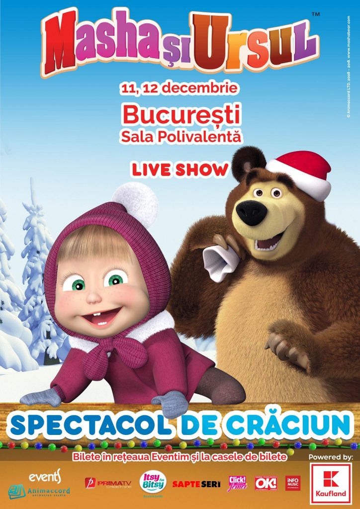 Masha și Ursul – voioșie și aventură cât cuprinde. BONUS: Invitație la CONCURS - RevistaMargot.ro