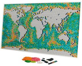 Noua Hartă a Lumii LEGO Art